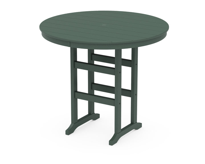 POLYWOOD® 48" Round Farmhouse Bar Table