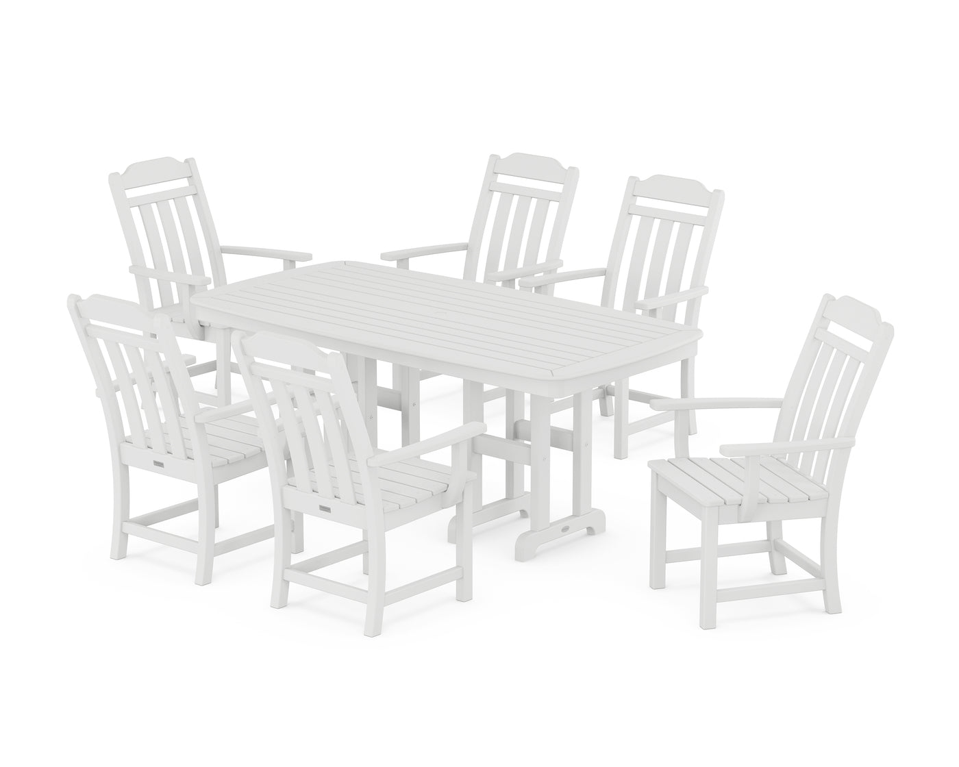 Cottage Arm Chair 7-Piece Dining Set