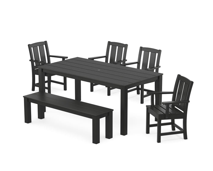 POLYWOOD® Mission 6-Piece Parsons Dining Set with Bench