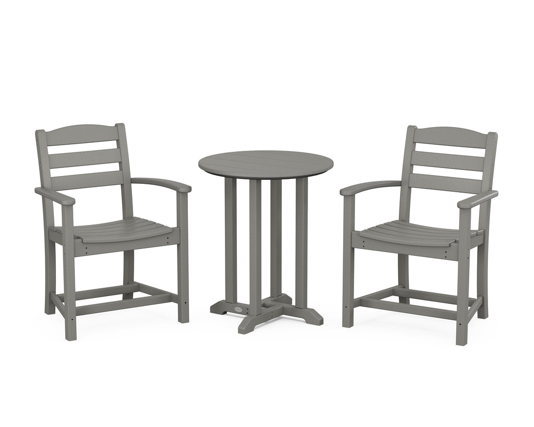POLYWOOD® La Casa Café 3-Piece Round Bistro Dining Set