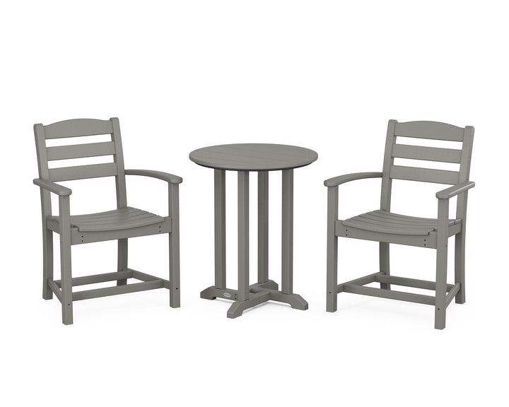 POLYWOOD® La Casa Café 3-Piece Round Bistro Dining Set
