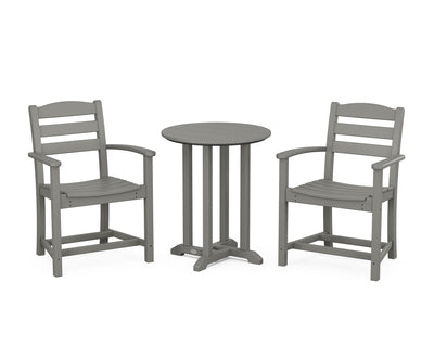 La Casa CafŽ 3-Piece Round Bistro Dining Set