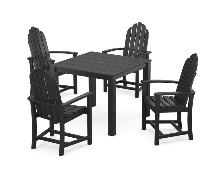 POLYWOOD® Classic Adirondack 5-Piece Parsons Dining Set