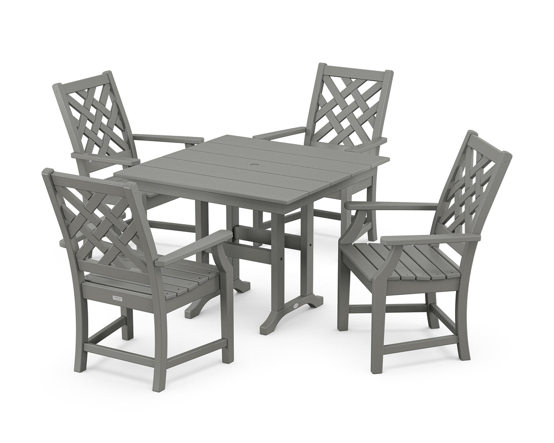 Country Living Wovendale 5-Piece Farmhouse Dining Set