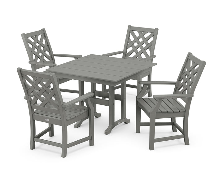 Country Living Wovendale 5-Piece Farmhouse Dining Set