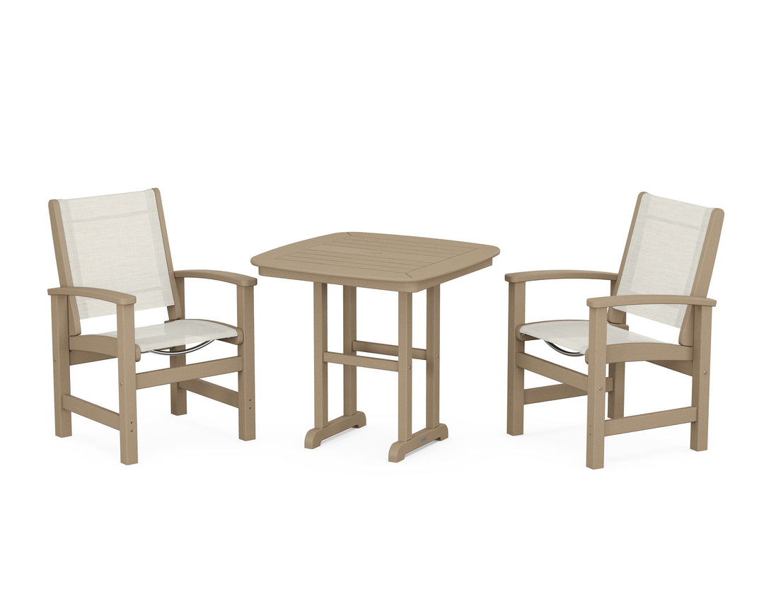 POLYWOOD® Coastal 3-Piece Dining Set
