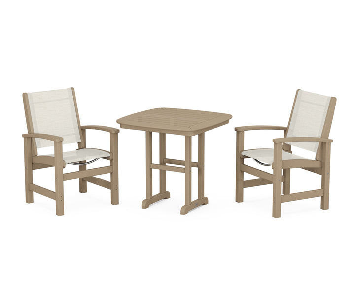 POLYWOOD® Coastal 3-Piece Dining Set
