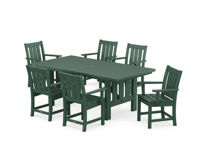 Oxford Arm Chair 7-Piece Mission Dining Set