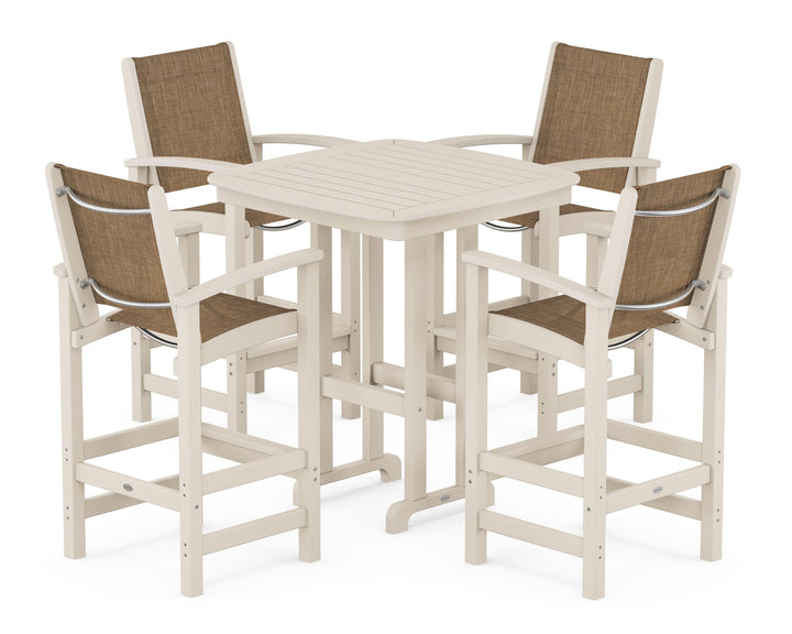 POLYWOOD® Coastal 5-Piece Bar Set