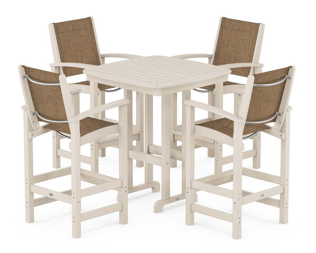 POLYWOOD® Coastal 5-Piece Bar Set