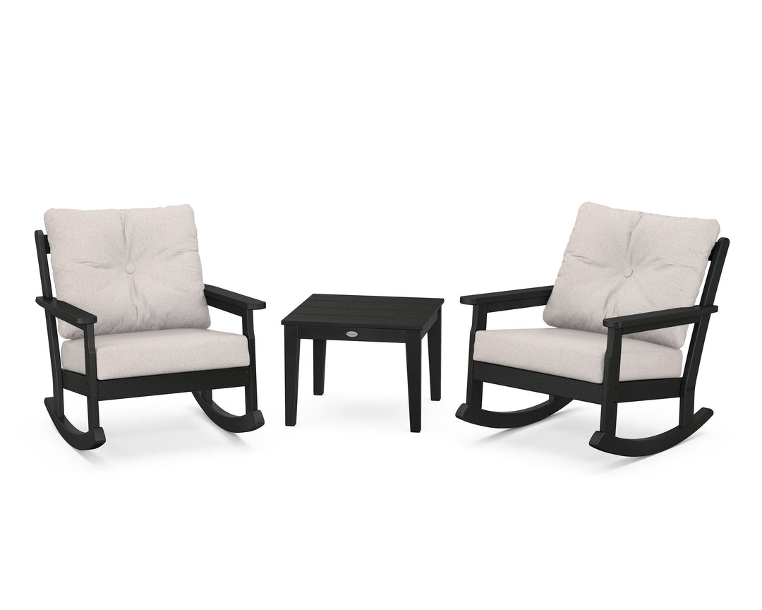 POLYWOOD® Vineyard 3-Piece Deep Seating Rocker Set