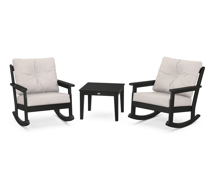 POLYWOOD® Vineyard 3-Piece Deep Seating Rocker Set