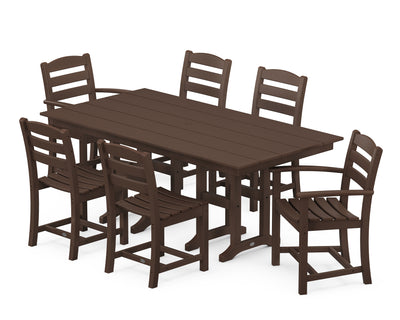 La Casa CafŽ 7-Piece Farmhouse Dining Set