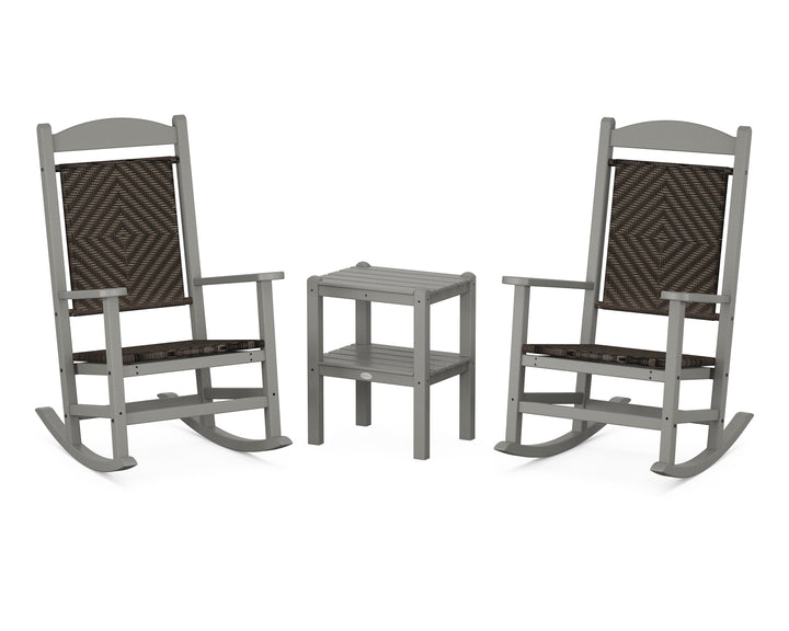 POLYWOOD® Presidential Woven Rocker 3-Piece Set