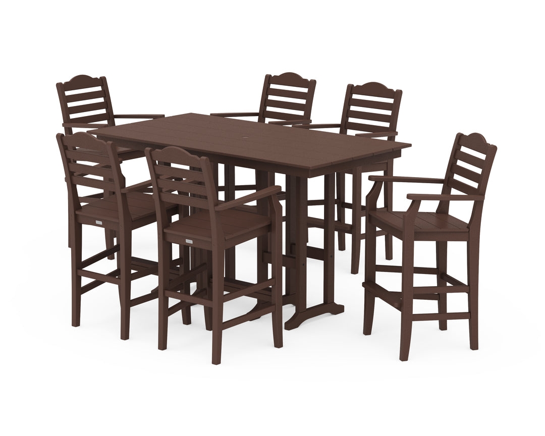 Draper James™ by  POLYWOOD® Savannah Arm Chair 7-Piece Farmhouse Bar Set