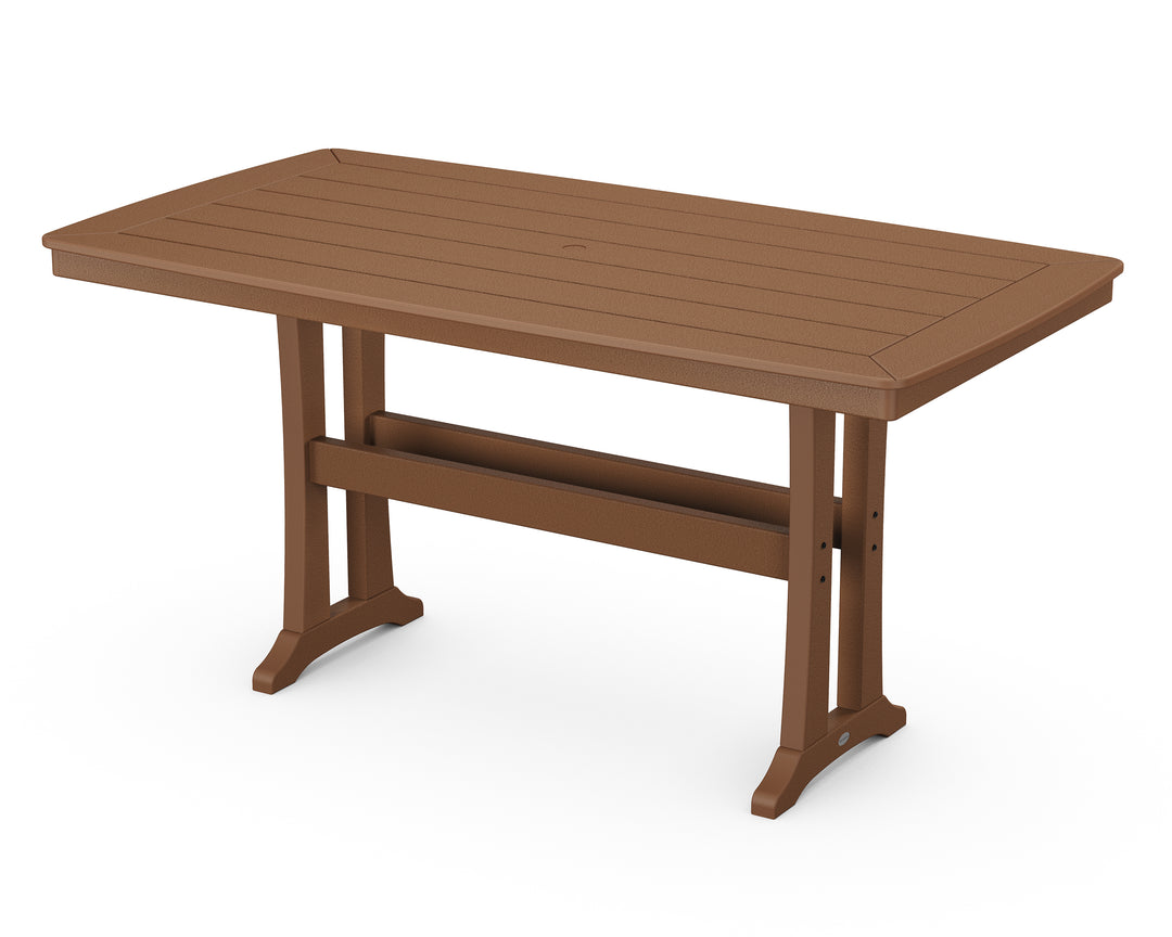 POLYWOOD® Nautical Trestle 38" x 73" Counter Table