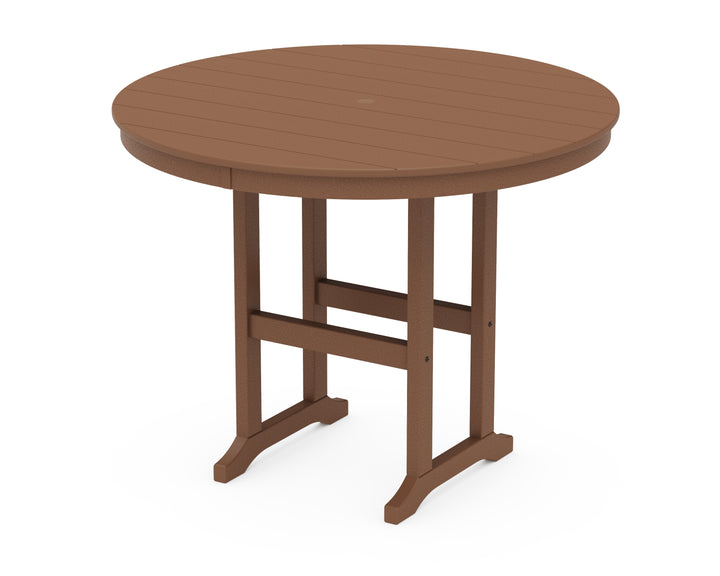 POLYWOOD® 48" Round Farmhouse Counter Table