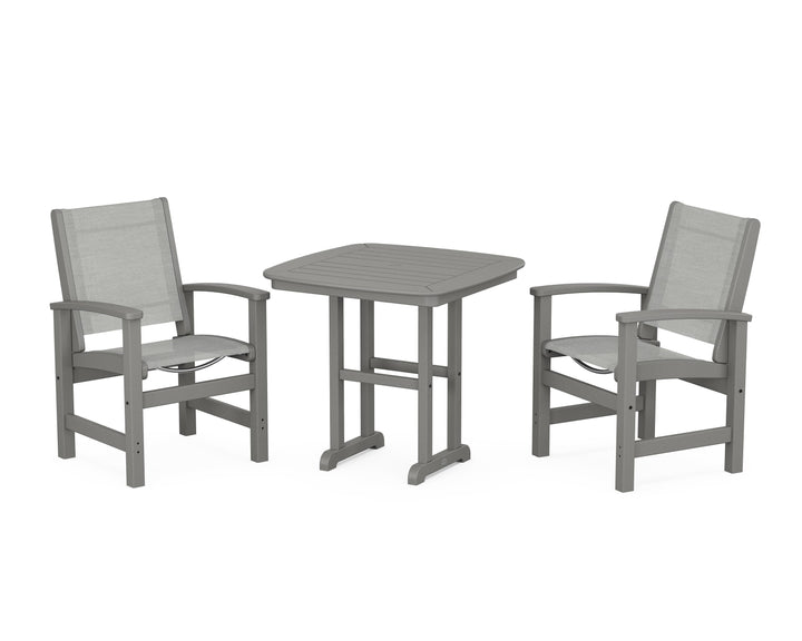 POLYWOOD® Coastal 3-Piece Dining Set