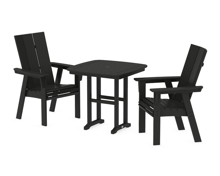 POLYWOOD® Modern Adirondack 3-Piece Dining Set