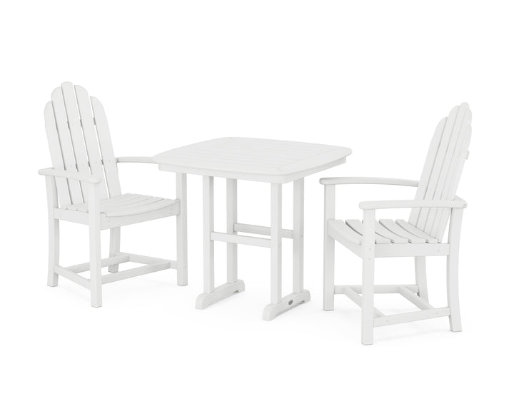 POLYWOOD® Classic Adirondack 3-Piece Dining Set