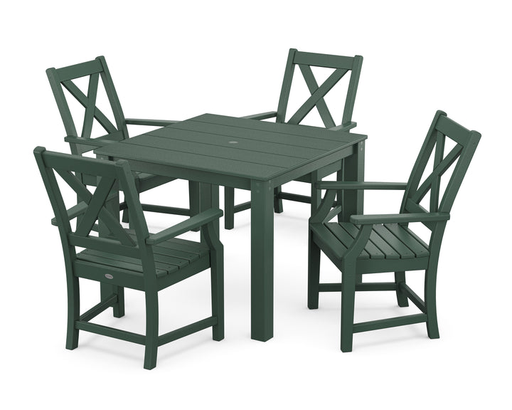 POLYWOOD® Braxton 5-Piece Parsons Dining Set