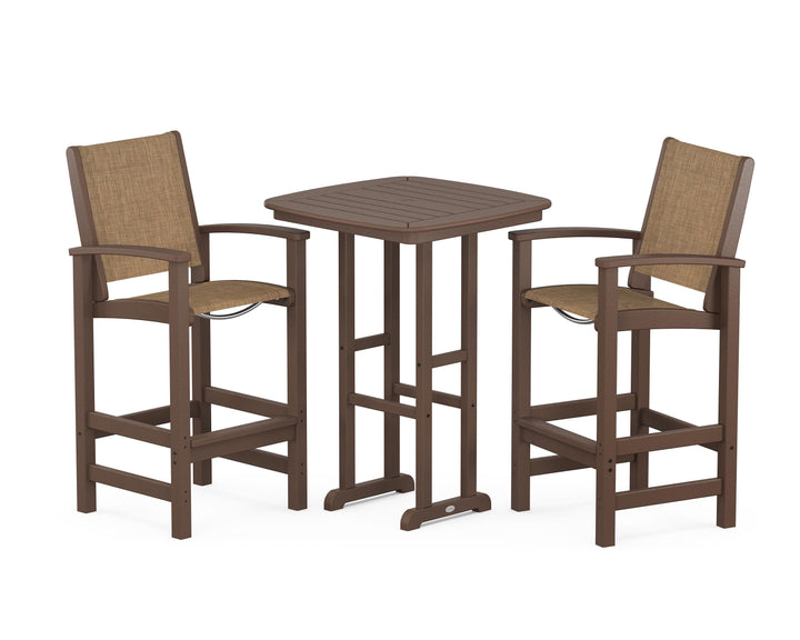POLYWOOD® Coastal 3-Piece Bar Set