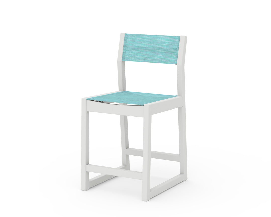POLYWOOD® EDGE Sling Counter Side Chair