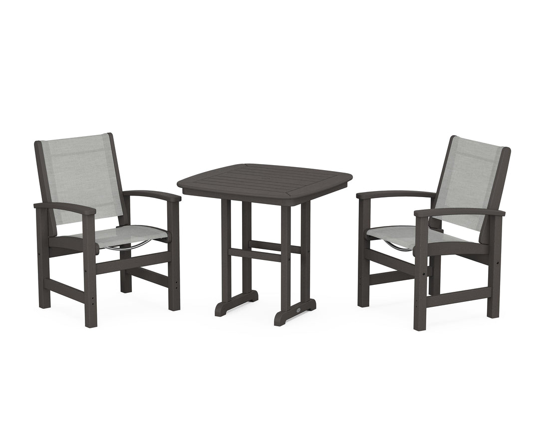 POLYWOOD® Coastal 3-Piece Dining Set