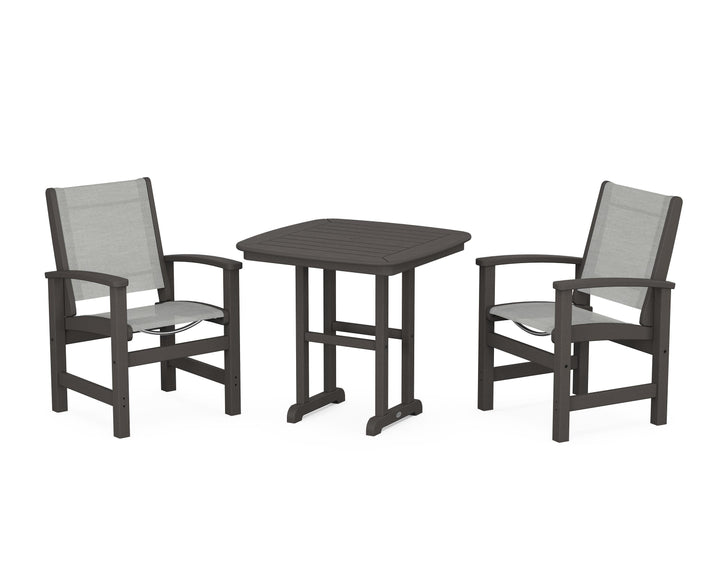 POLYWOOD® Coastal 3-Piece Dining Set