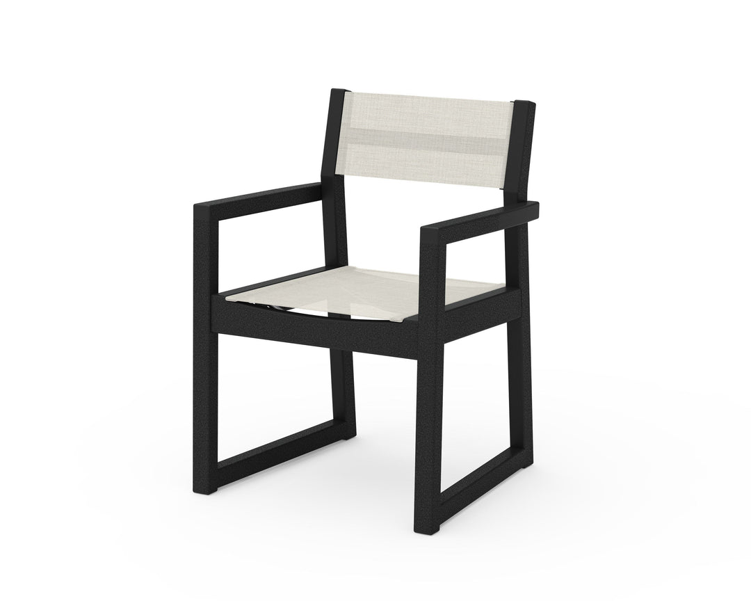 POLYWOOD® EDGE Sling Dining Arm Chair