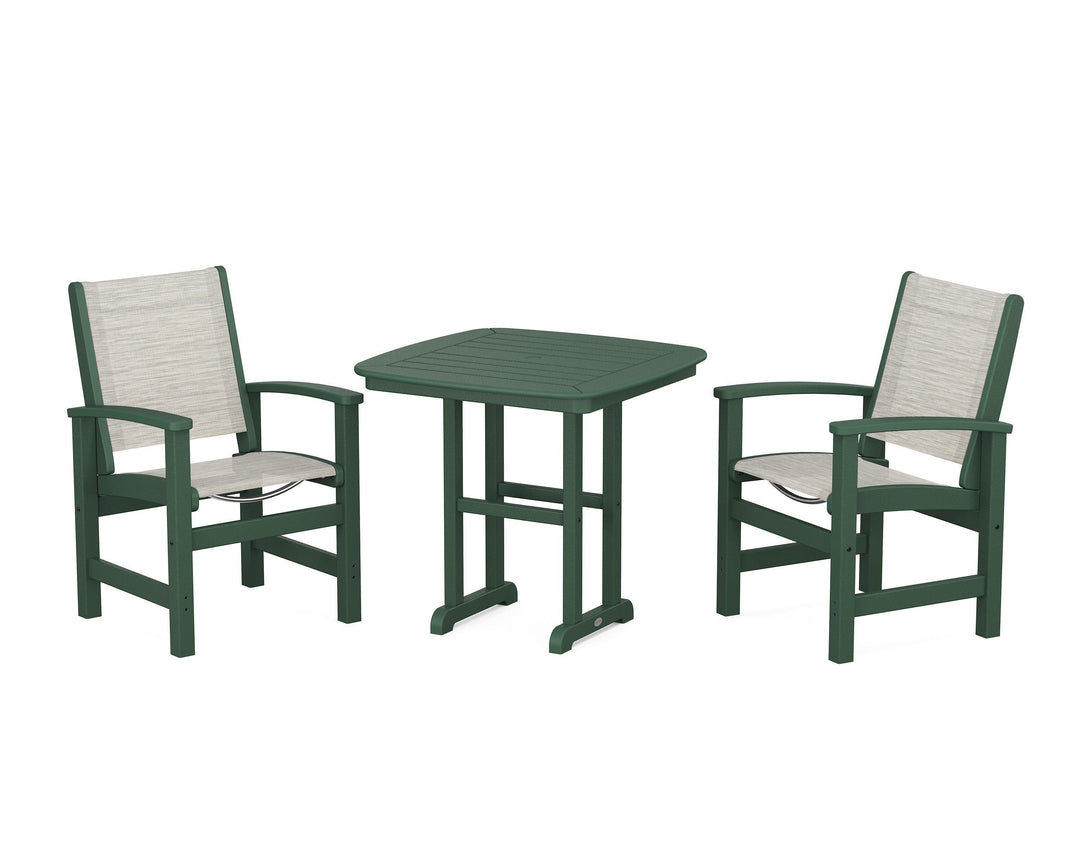 POLYWOOD® Coastal 3-Piece Dining Set