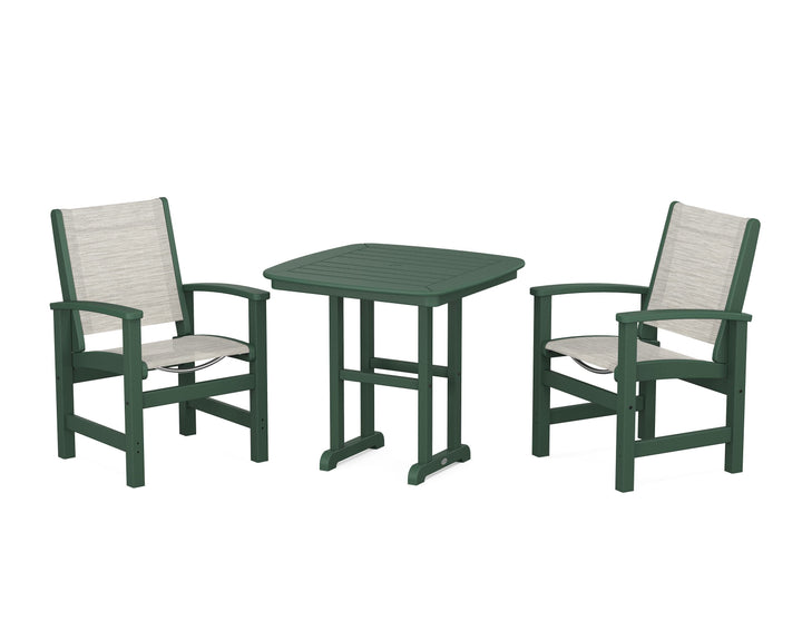 POLYWOOD® Coastal 3-Piece Dining Set