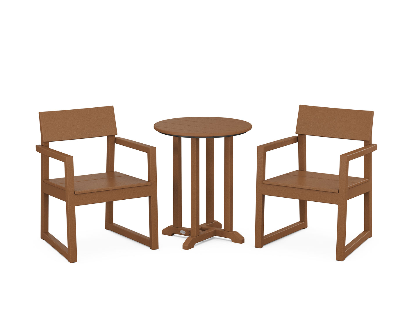 EDGE 3-Piece Round Bistro Dining Set