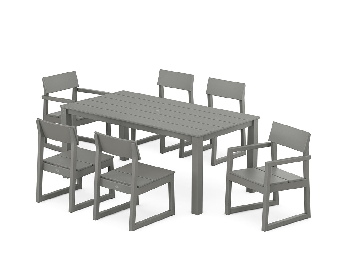 POLYWOOD® EDGE 7-Piece Parsons Dining Set