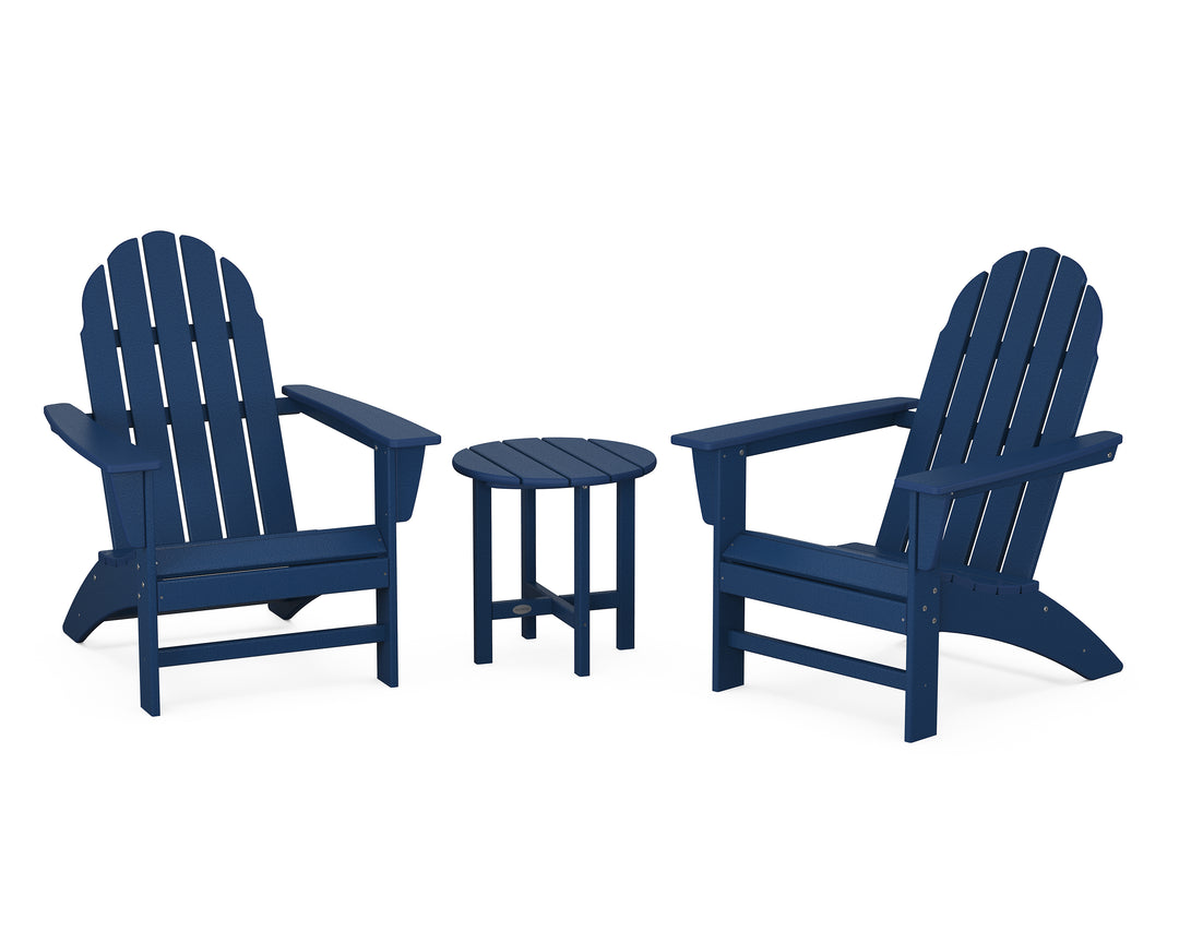 POLYWOOD® Vineyard 3-Piece Adirondack Set
