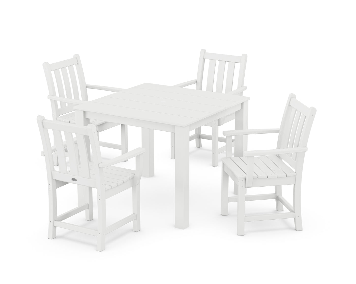 Traditional Garden 5-Piece Parsons Dining Set