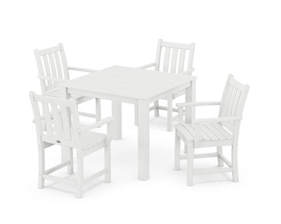 Traditional Garden 5-Piece Parsons Dining Set