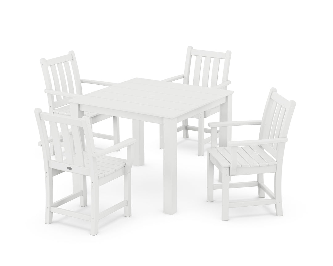 POLYWOOD® Traditional Garden 5-Piece Parsons Dining Set