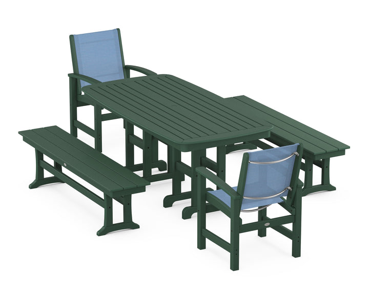 POLYWOOD® Coastal 5-Piece Dining Set