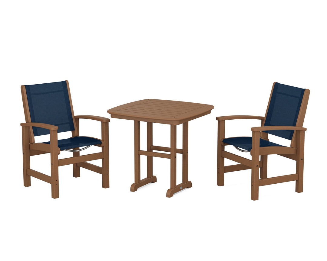 POLYWOOD® Coastal 3-Piece Dining Set