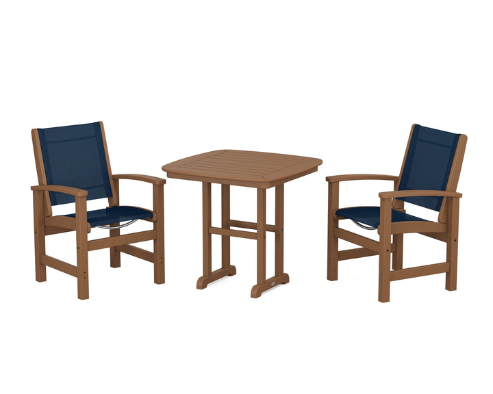 POLYWOOD® Coastal 3-Piece Dining Set