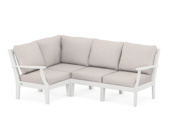 POLYWOOD® Braxton Modular 4-Piece Deep Seating Set