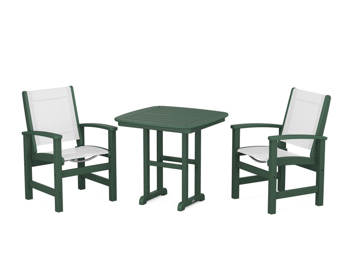 POLYWOOD® Coastal 3-Piece Dining Set