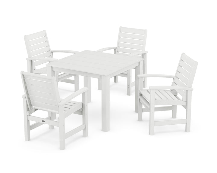 POLYWOOD® Signature 5-Piece Parsons Dining Set