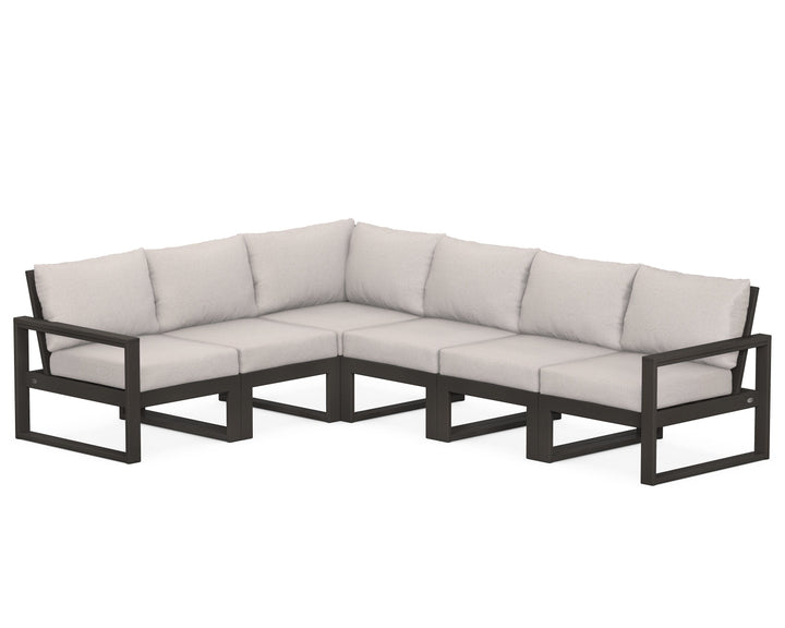 POLYWOOD® EDGE 6-Piece Modular Deep Seating Set