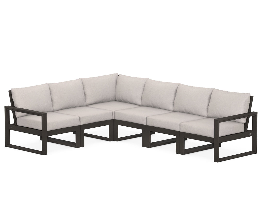 POLYWOOD® EDGE 6-Piece Modular Deep Seating Set