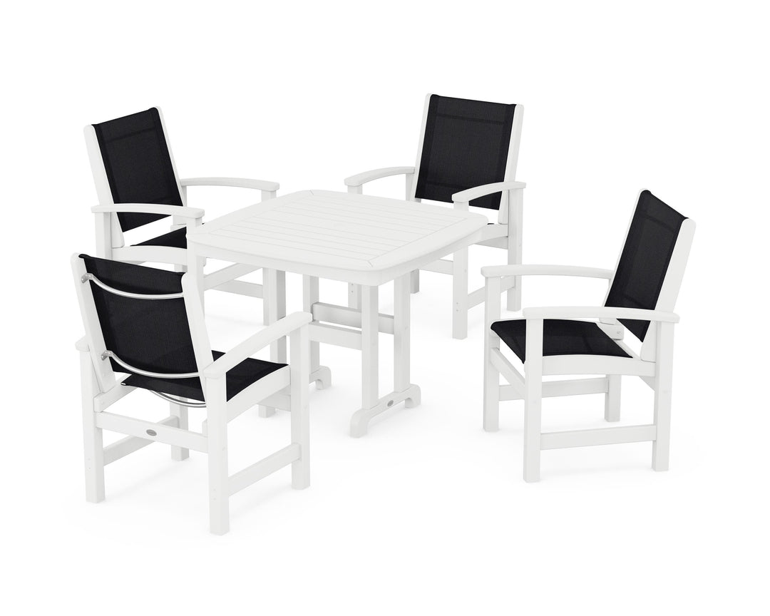 POLYWOOD® Coastal 5-Piece Dining Set