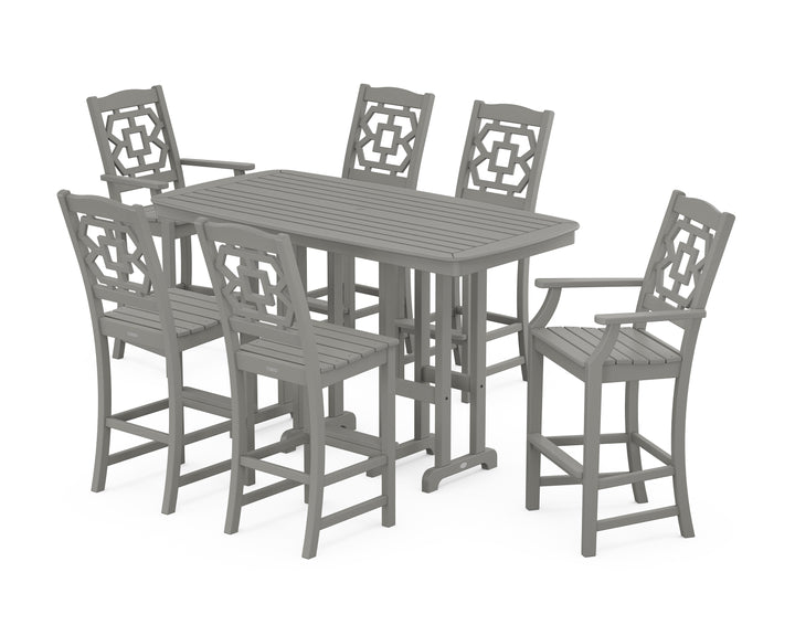 Martha Stewart by POLYWOOD® Chinoiserie 7-Piece Bar Set