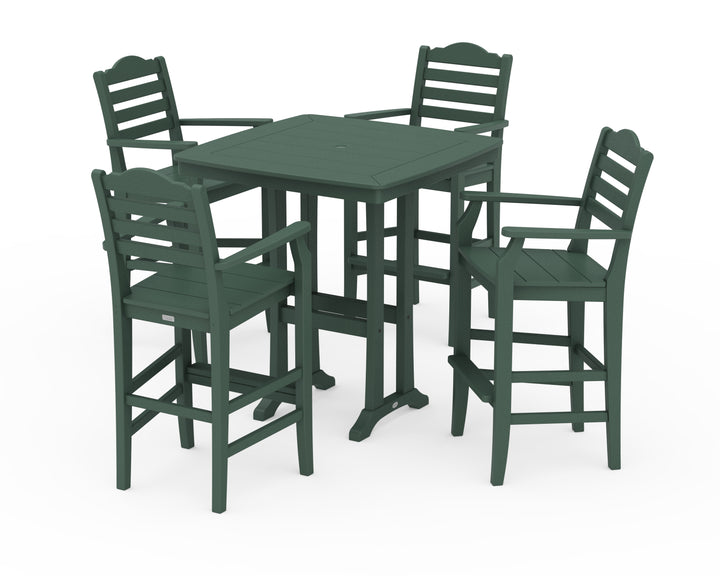 Draper James™ by  POLYWOOD® Savannah 5-Piece Bar Set with Trestle Legs