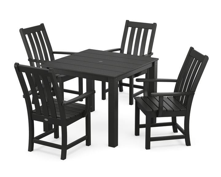 POLYWOOD® Vineyard 5-Piece Parsons Dining Set